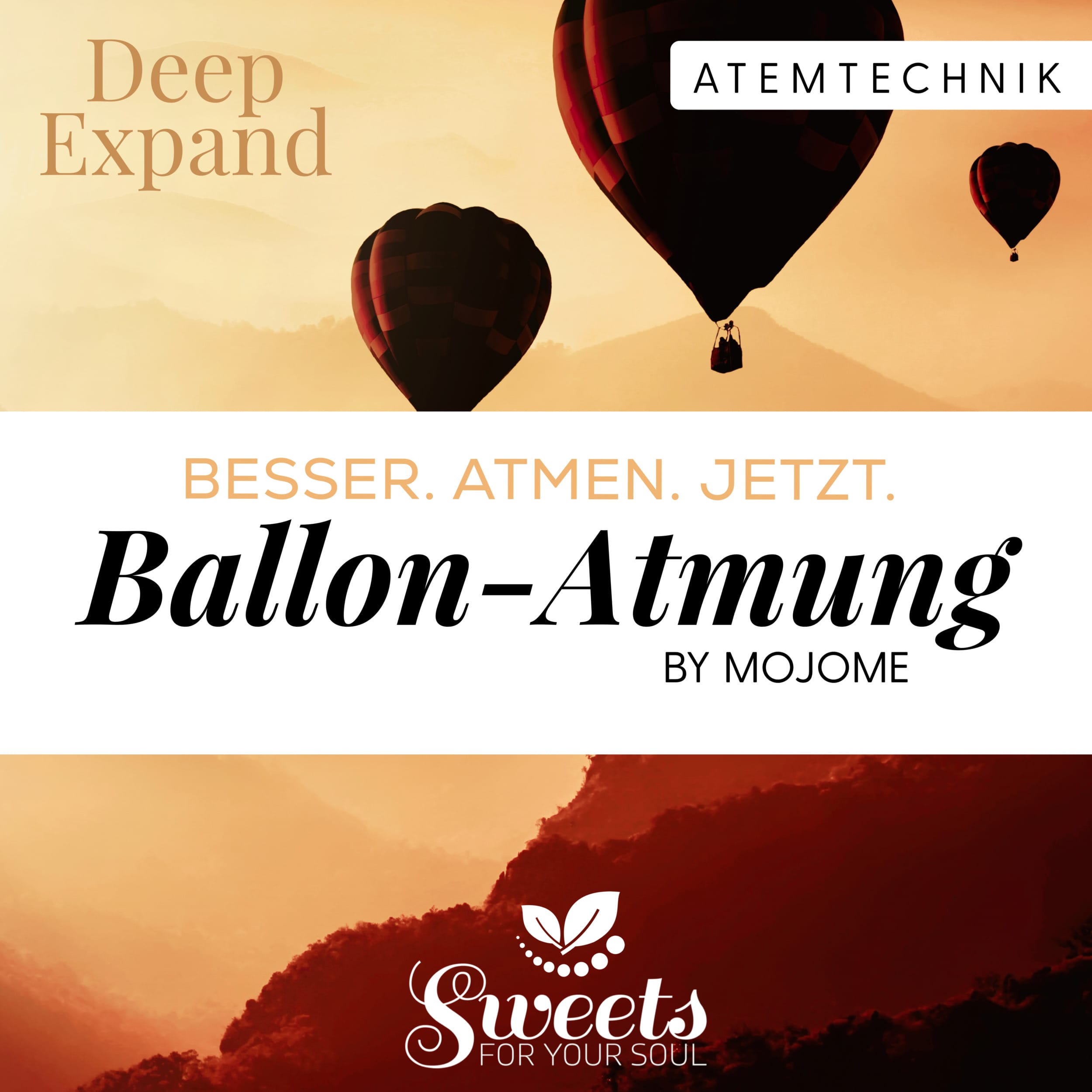 Breathtool Ballon Atmung - Verbessere deine mentale Gesundheit mit Audiotools, Meditationen und Affirmationen